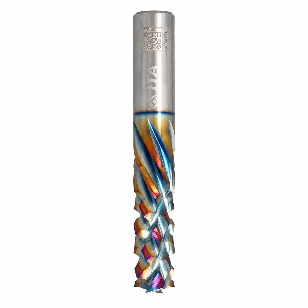Fresa VHM para Nesting NexCut X99 – Ø12 mm – Corte 35 mm – Haste 12 mm – RH — X99.12.035.080.12PR Fresa VHM para Nesting NexCut X99 – Ø12 mm – Corte 35 mm – Haste 12 mm – RH — X99.12.035.080.12PR