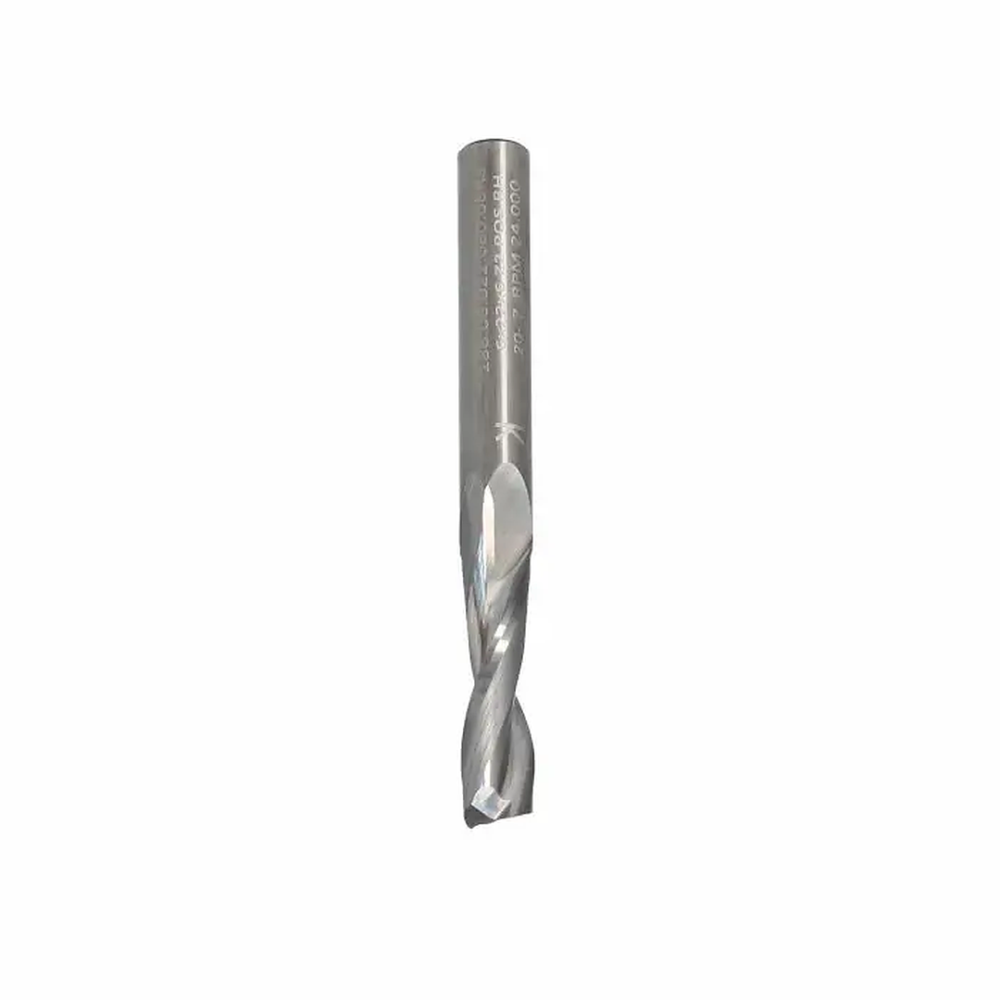 Fresa VHM Z2 para Alumínio e Plásticos – Ø6 mm – Corte 22 mm – Haste 6 mm – RH — SQ01.06.022.060.06R