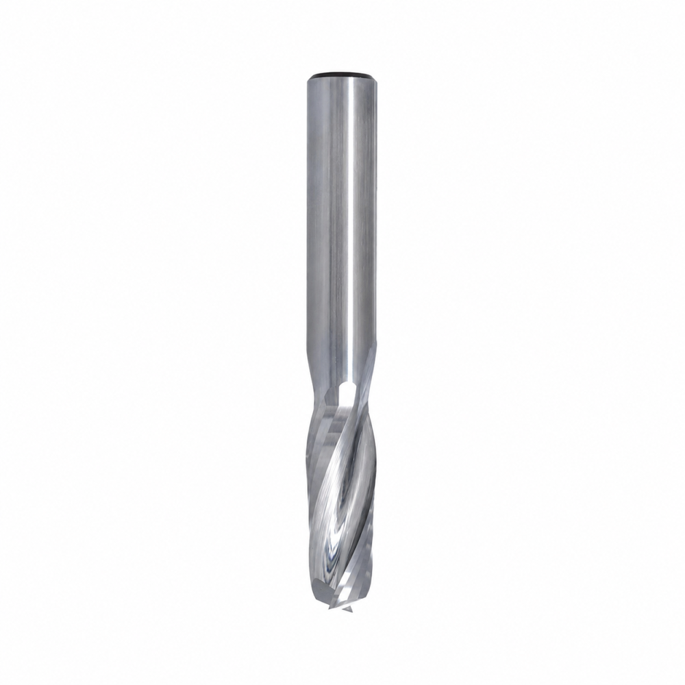 Fresa VHM Z2 para Alumínio e Plásticos – Ø8 mm – Corte 22 mm – Haste 8 mm – RH — SQ01.08.022.060.08R Fresa VHM Z2 para Alumínio e Plásticos – Ø8 mm – Corte 22 mm – Haste 8 mm – RH — SQ01.08.022.060.08R