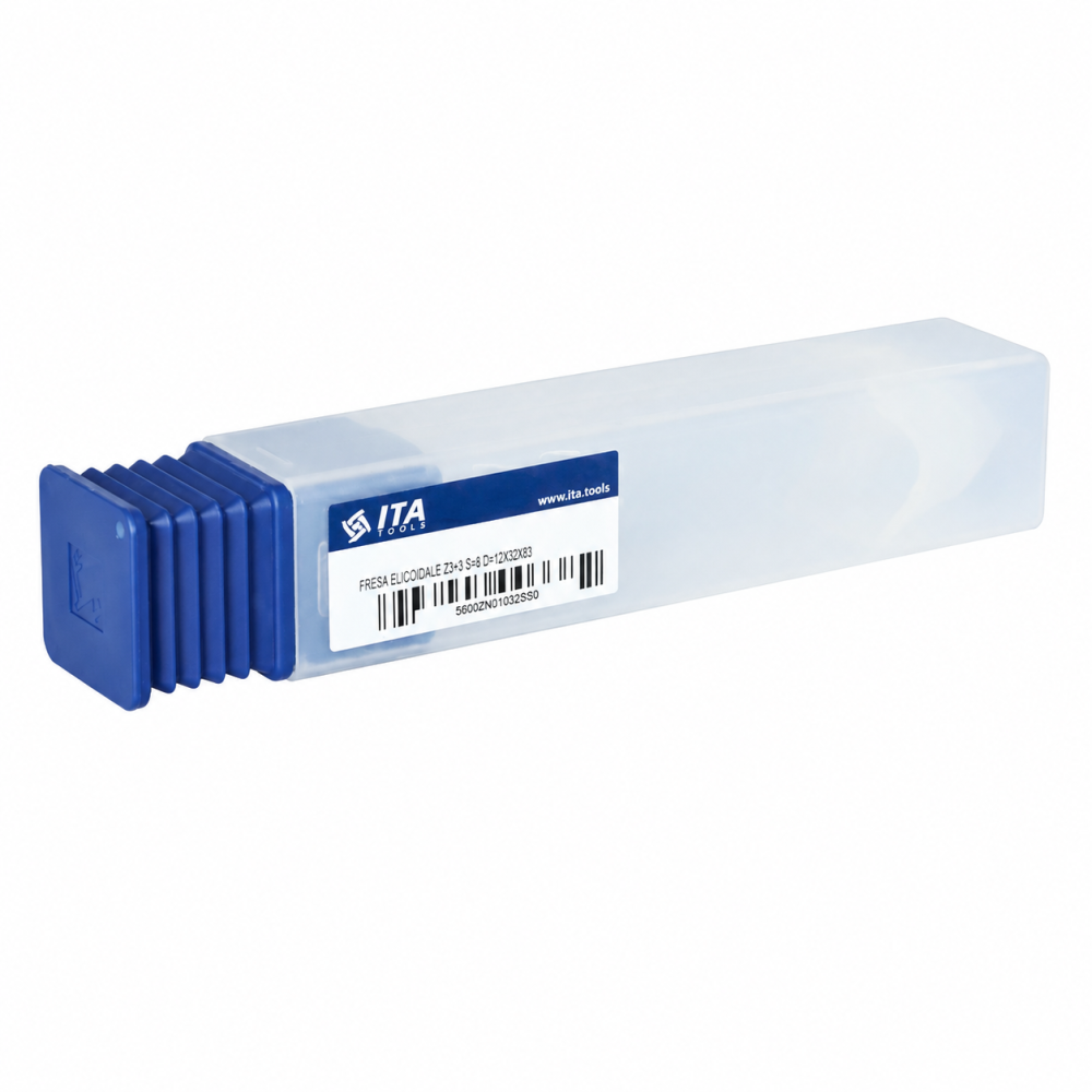 Fresa VHM Z2 para Alumínio e Plásticos – Ø8 mm – Corte 22 mm – Haste 8 mm – RH — SQ01.08.022.060.08R Fresa VHM Z2 para Alumínio e Plásticos – Ø8 mm – Corte 22 mm – Haste 8 mm – RH — SQ01.08.022.060.08R