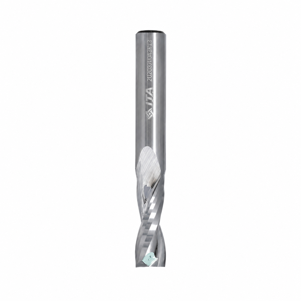 Fresa VHM Z2 para Alumínio e Plásticos – Ø8 mm – Corte 22 mm – Haste 8 mm – RH — SQ01.08.022.060.08R Fresa VHM Z2 para Alumínio e Plásticos – Ø8 mm – Corte 22 mm – Haste 8 mm – RH — SQ01.08.022.060.08R