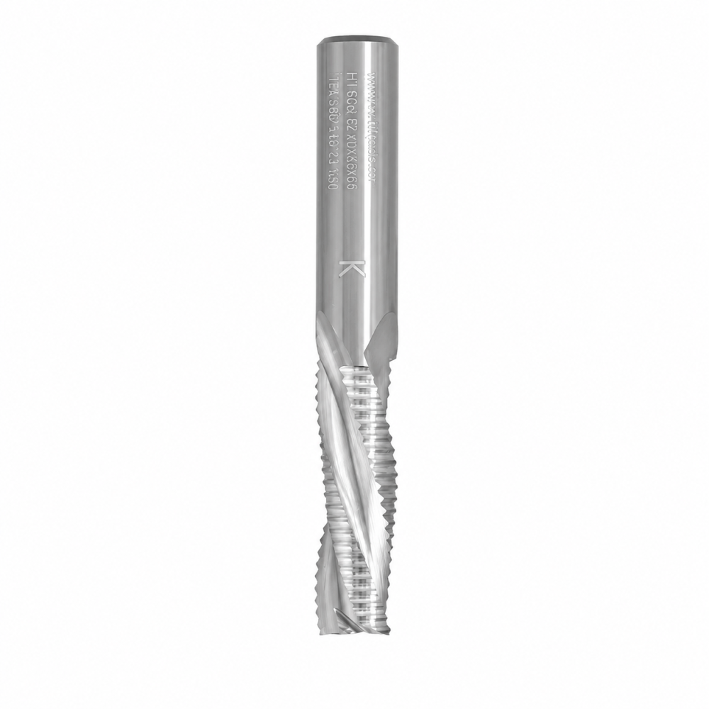 Fresa VHM Helicoidal de Desbaste Z3 – Ø12 mm – Corte 35 mm – Haste 12 mm – LH — SF01.12.035.083.12L
