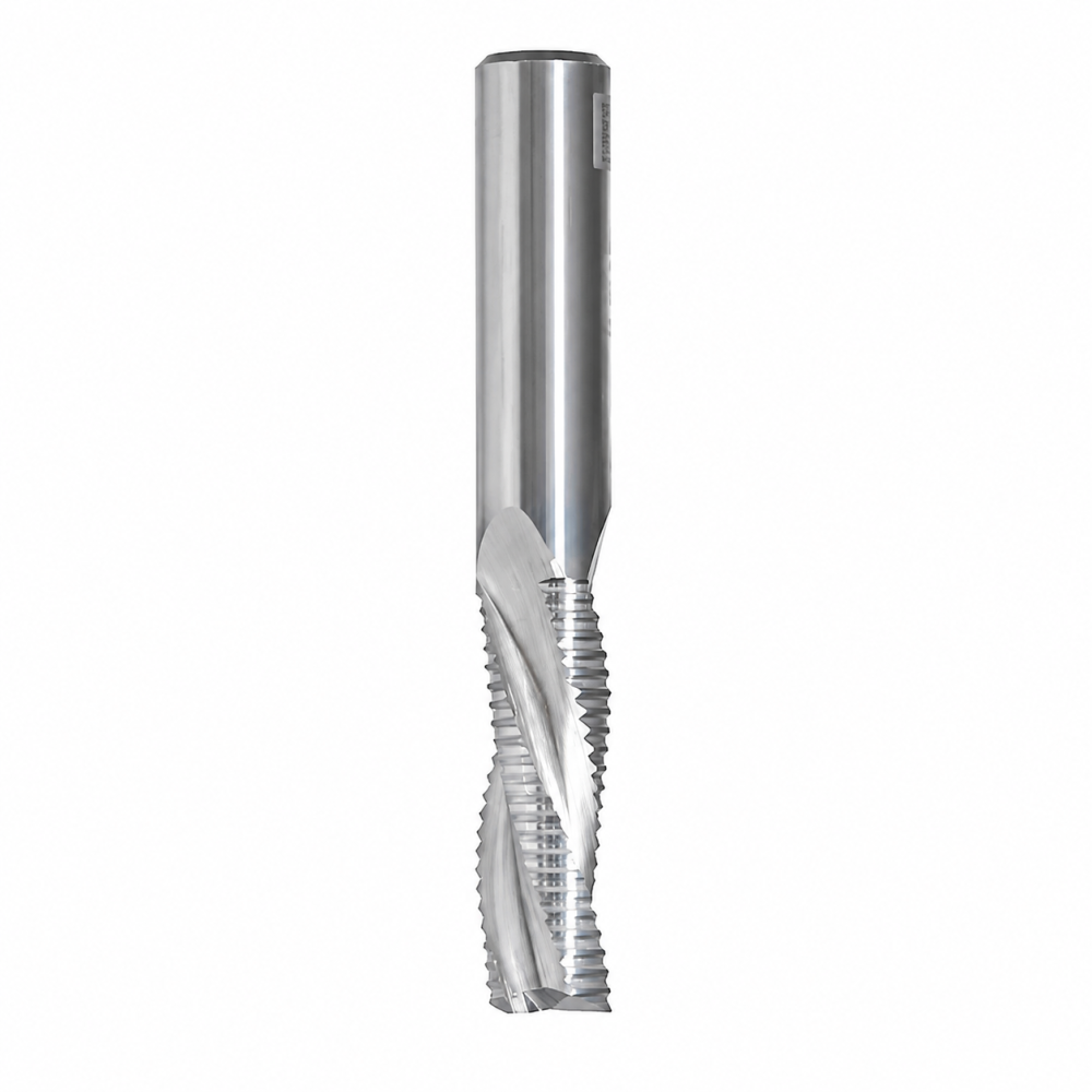 Fresa VHM Helicoidal de Desbaste Z3 – Ø12 mm – Corte 35 mm – Haste 12 mm – LH — SF01.12.035.083.12L