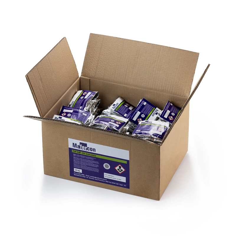 Cola PUR para Coladeira de Bordas - MAF 580 Sachê 100g Incolor - Caixa 10 kg 