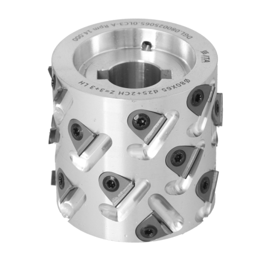 Cabeçote de pré-fresagem diamantado (PCD) com facas intercambiáveis – LH - DGL.080025065.0LC3 - ITA TOOLS