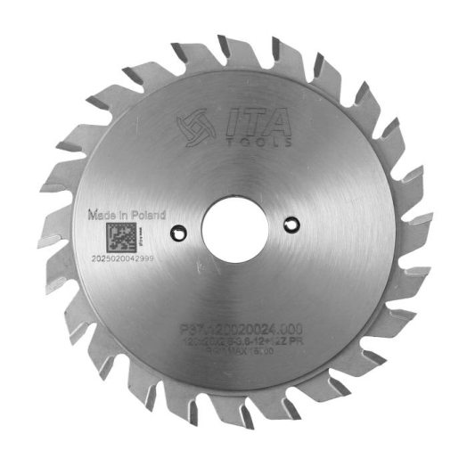 Disco de serra riscador – Ø120 × 20 mm – 24 dentes - P37.120020024.000 - ITA TOOLS