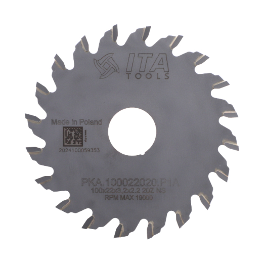 Disco de serra destopador – Ø100 × 22 mm – 20 dentes - PKA.100022020.P1A - ITA TOOLS