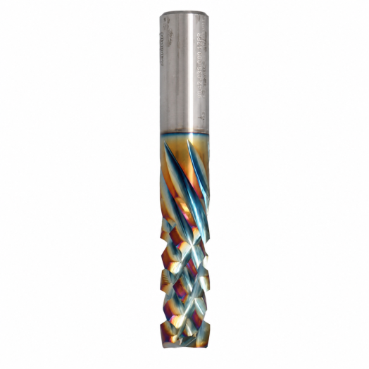 Fresa VHM para Nesting NexCut X99 – Ø12 mm – Corte 35 mm – Haste 12 mm – RH — X99.12.035.080.12PR