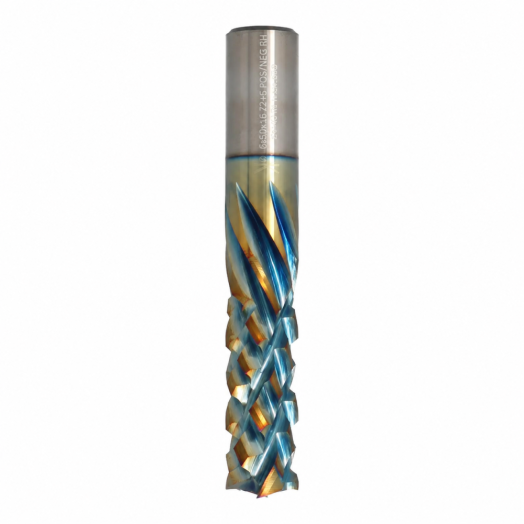 Fresa VHM para Nesting NexCut X99 – Ø16 mm – Corte 35 mm – Haste 16 mm – RH — X99.16.035.090.16PR