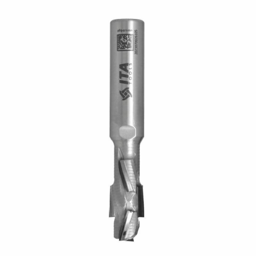 Fresa  para Nesting Diamantada de topo Z2+2 PRO – Ø12 mm – haste 12 mm - DTL.12.025.12.0SR - ITA TOOLS