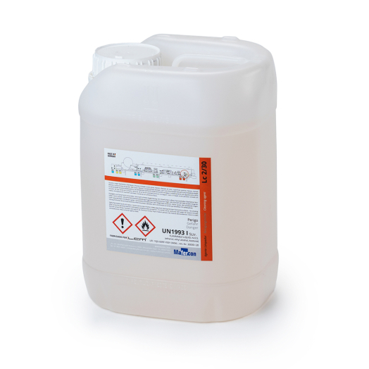 Líquido Limpador para Saída de Coladeira de Bordas LC 2/30 LCM - Galão 5 Litros